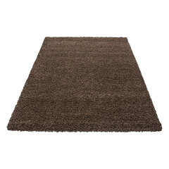 LIFE pitkänukkainen matto, ruskea, 80X250 cm hinta ja tiedot | Isot matot | hobbyhall.fi