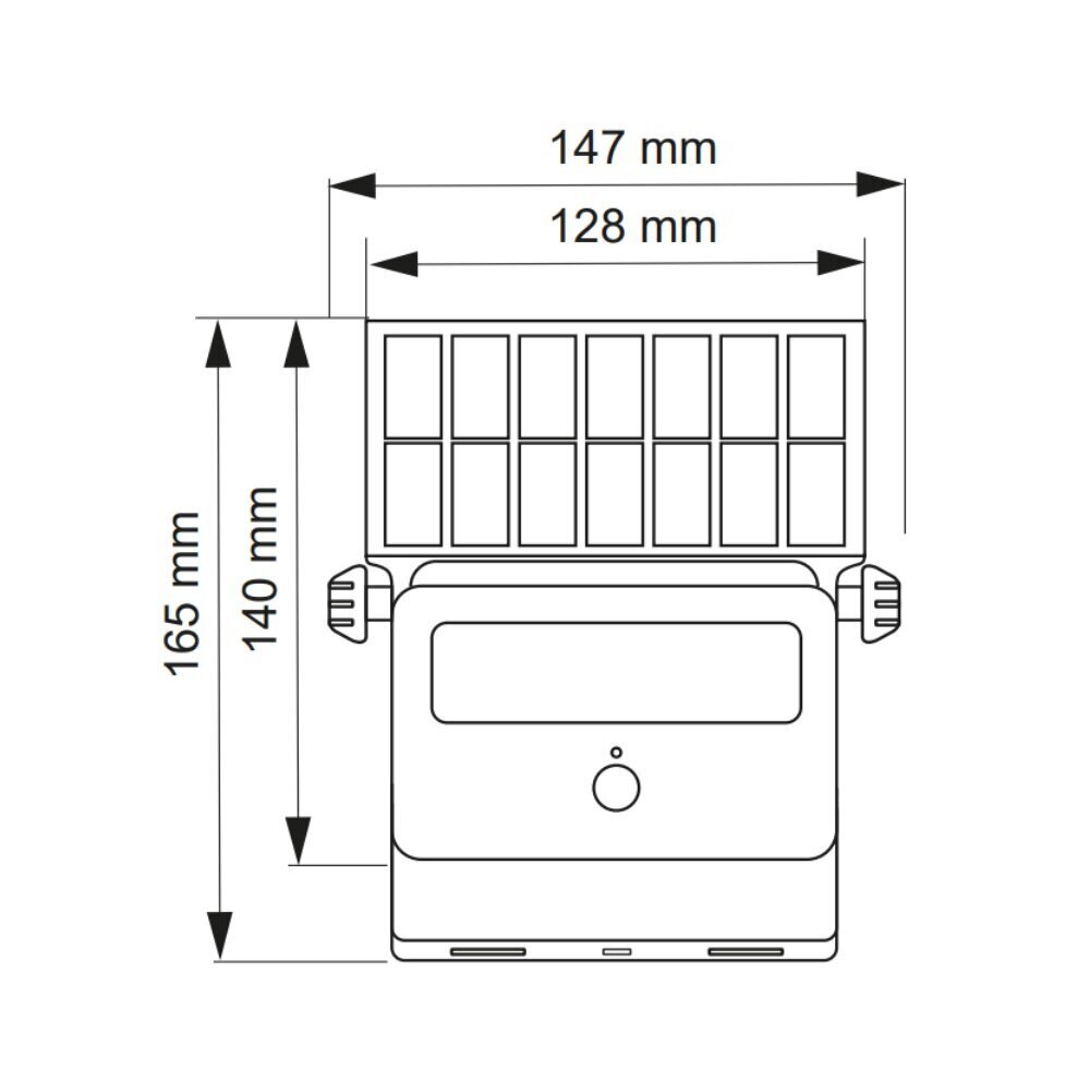 LED ulkovalaisin LUMOS, 10W, IP20, musta, GTV hinta ja tiedot | Taskulamput ja valonheittimet | hobbyhall.fi