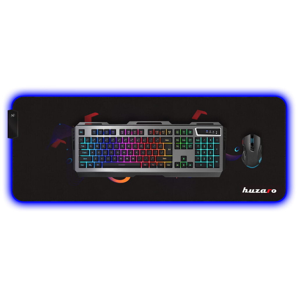 Huzaro Mousepad 2.0 XL RGB hinta ja tiedot | Hiiret | hobbyhall.fi