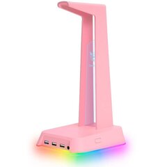 Kuuloketeline Onikuma ST2 RGB, vaaleanpunainen hinta ja tiedot | Kuulokkeet | hobbyhall.fi