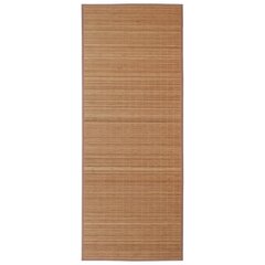 vidaXL Suorakulmainen ruskea bambumatto 150x200 cm hinta ja tiedot | Isot matot | hobbyhall.fi