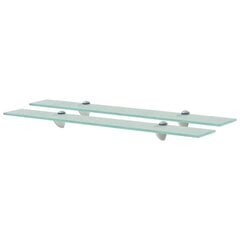 vidaXL Kelluvat hyllyt 2 kpl lasi 70x10 cm 8 mm hinta ja tiedot | Hyllyt | hobbyhall.fi