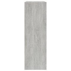 vidaXL Kirjahylly betoninharmaa 60x24x74,5 cm tekninen puu hinta ja tiedot | Hyllyt | hobbyhall.fi