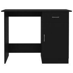 vidaXL Työpöytä musta 100x50x76 cm lastulevy hinta ja tiedot | Tietokonepöydät ja työpöydät | hobbyhall.fi