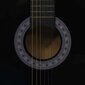 vidaXL 8-osainen klassinen kitara aloittelijan sarja musta 3/4 36" hinta ja tiedot | Kitarat | hobbyhall.fi