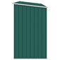 vidaXL Puutarhan polttopuuvaja vihreä 245x98x159 cm galvanoitu teräs hinta ja tiedot | Piharakennukset | hobbyhall.fi