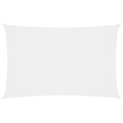 vidaXL Aurinkopurje Oxford-kangas suorakaide 2x5 m valkoinen hinta ja tiedot | Aurinkovarjot ja markiisit | hobbyhall.fi