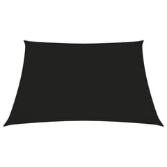 vidaXL Aurinkopurje Oxford-kangas neliö 5x5 m musta hinta ja tiedot | Aurinkovarjot ja markiisit | hobbyhall.fi
