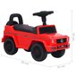 vidaXL Potkuauto Mercedes-Benz G63 punainen hinta ja tiedot | Vauvan lelut | hobbyhall.fi