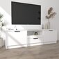 vidaXL TV-taso valkoinen 140x35x40 cm tekninen puu hinta ja tiedot | TV-tasot | hobbyhall.fi