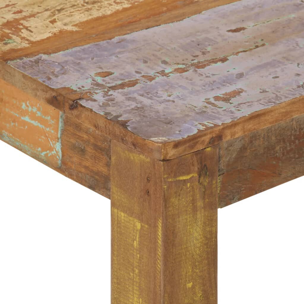 vidaXL Sohvapöytä 60x60x35 cm kierrätetty täyspuu hinta ja tiedot | Sohvapöydät | hobbyhall.fi
