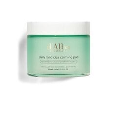 d'Alba Daily Mild Cica Calming Pad rauhoittavat kasvotyynyt 50kpl/165ml hinta ja tiedot | Kasvojen puhdistusaineet | hobbyhall.fi