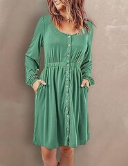 Anggrek naisten mekko, vihreä hinta ja tiedot | Mekot | hobbyhall.fi
