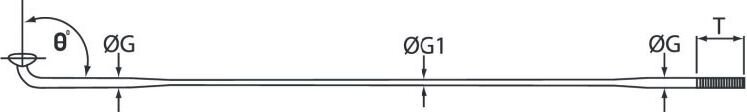 Cnspoke DB474 pinnat 2.0x1.5x2.0 260mm hinta ja tiedot | Muut polkupyörän varaosat | hobbyhall.fi