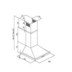 Ilmanpuhdistin Berk BHD2240IX, leveys 400m³/h leveys 50cm ruostumaton hinta ja tiedot | Berk Kodinkoneet ja kodinelektroniikka | hobbyhall.fi