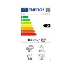 Astianpesukone Candy H CF 3C7LFW hinta ja tiedot | Astianpesukoneet | hobbyhall.fi
