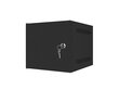 LANBERG 10" WALL-MOUNTED RACK CABINET 4U (280X310, BLACK) hinta ja tiedot | Komponenttien lisätarvikkeet | hobbyhall.fi