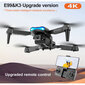 DRONE K3/E99 PRO, kaksoiskamerat 4k/4k HD, WIFI, FPV, ilmakuvaus, musta hinta ja tiedot | Dronet | hobbyhall.fi