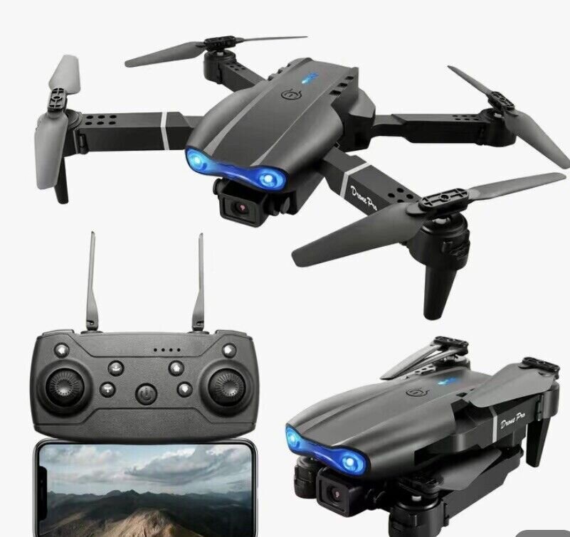 DRONE K3/E99 PRO, kaksoiskamerat 4k/4k HD, WIFI, FPV, ilmakuvaus, musta hinta ja tiedot | Dronet | hobbyhall.fi