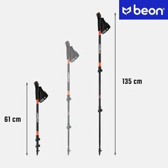 Sauvakävelysauvat Beon NX2 61-135 cm hinta ja tiedot | Beon Urheilu ja vapaa-aika | hobbyhall.fi