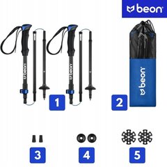 Kävelysauvat Beon Fold Lite 110-130 cm hinta ja tiedot | Beon Urheiluvälineet | hobbyhall.fi