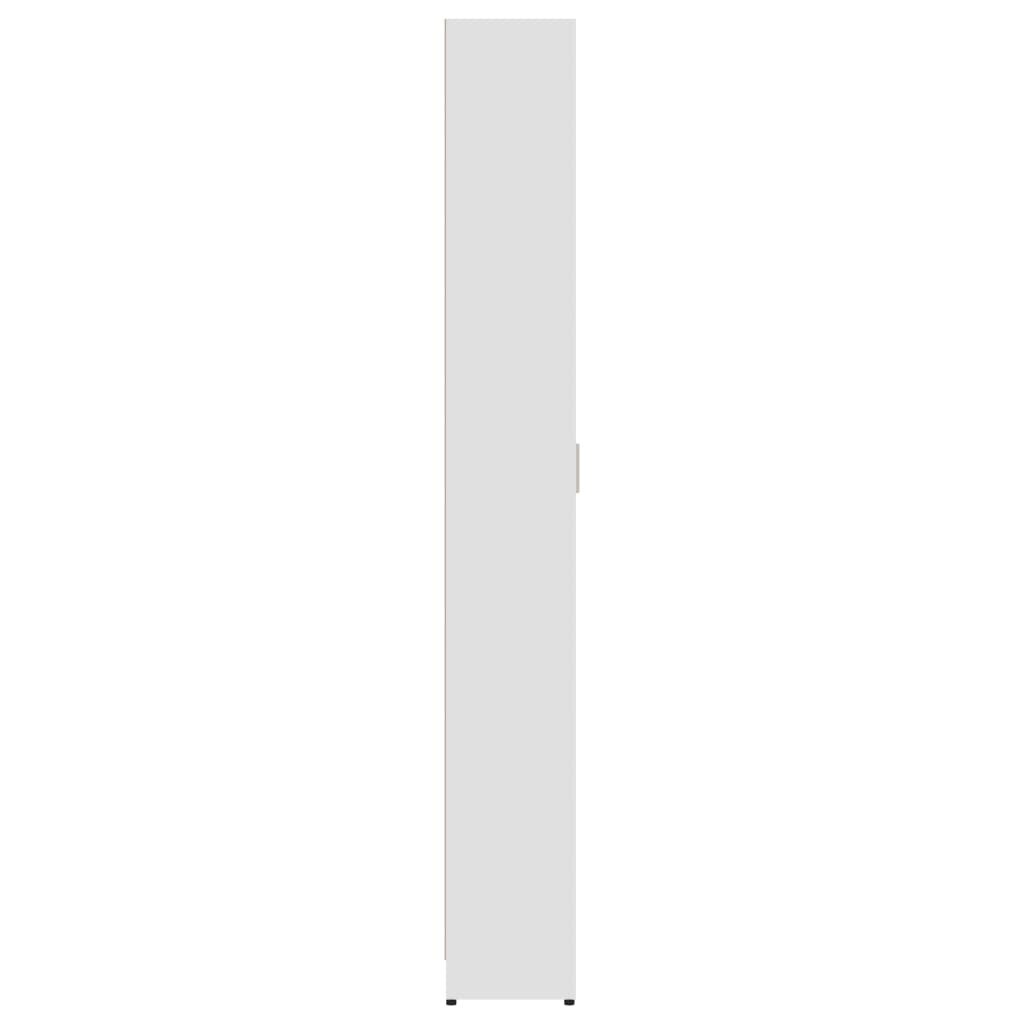 vidaXL Eteisen vaatekaappi valkoinen 55x25x189 cm lastulevy hinta ja tiedot | Kaapit | hobbyhall.fi