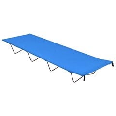 vidaXL Retkisänky 180x60x19 cm Oxford-kangas ja teräs sininen hinta ja tiedot | Retkeilyvarusteet | hobbyhall.fi