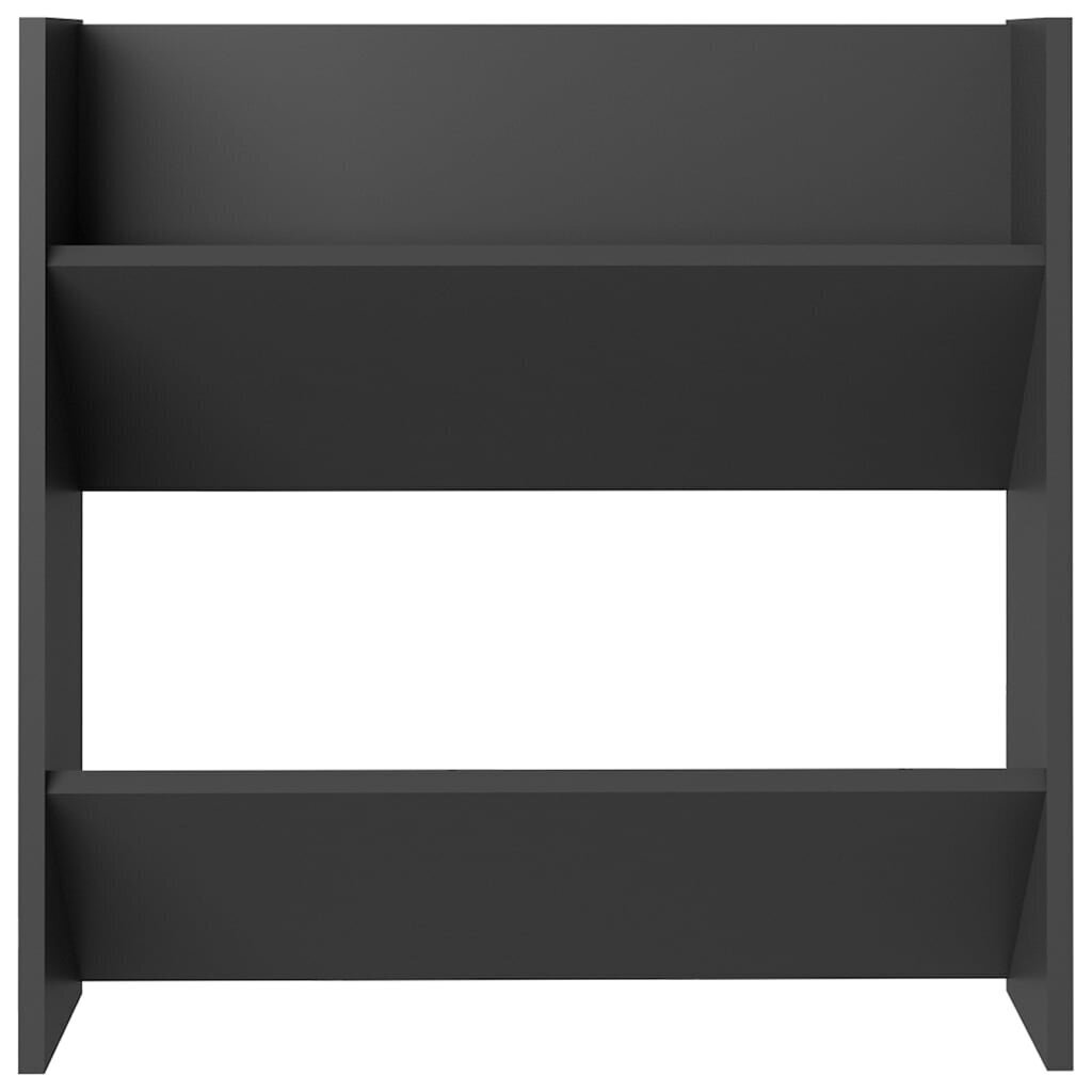 vidaXL Seinäkenkäkaapit 4 kpl harmaa 60x18x60 cm lastulevy hinta ja tiedot | Kenkäkaapit ja -hyllyt | hobbyhall.fi