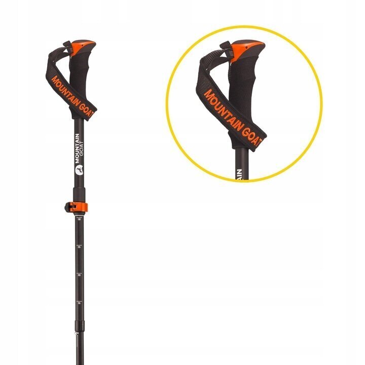 Kävelysauvat Mountain Goat PRO+ 43-130 cm hinta ja tiedot | Kävelysauvat | hobbyhall.fi