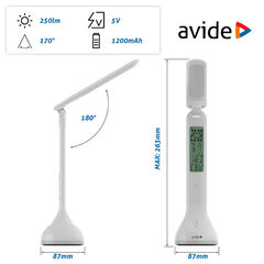 Kalenteri 4W,4000K monivärinen LED-pöytävalaisin, neutraali valkoinen, 250Lm, kalenteri hinta ja tiedot | Lastenhuoneen valaisimet | hobbyhall.fi