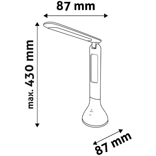 Kalenteri 4W,4000K monivärinen LED-pöytävalaisin, neutraali valkoinen, 250Lm, kalenteri hinta ja tiedot | Lastenhuoneen valaisimet | hobbyhall.fi