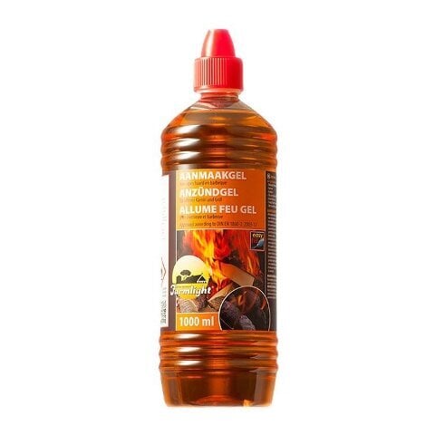 Bio Ignition Gel 1000ml oranssi hinta ja tiedot | Puuhiilet, briketit ja sytytystarvikkeet | hobbyhall.fi