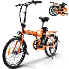 Sähköpyörä Kaisda K7S, 20", oranssi, 250W, 12,5Ah hinta ja tiedot | Sähköpyörät | hobbyhall.fi