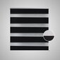 Zebra rullakaihdin 70 x 120 cm musta hinta ja tiedot | Rullaverhot | hobbyhall.fi