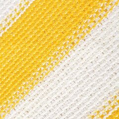 vidaXL Parvekkeen sivusuoja HDPE 75 x 600 cm keltainen ja valkoinen hinta ja tiedot | Aurinkovarjot ja markiisit | hobbyhall.fi