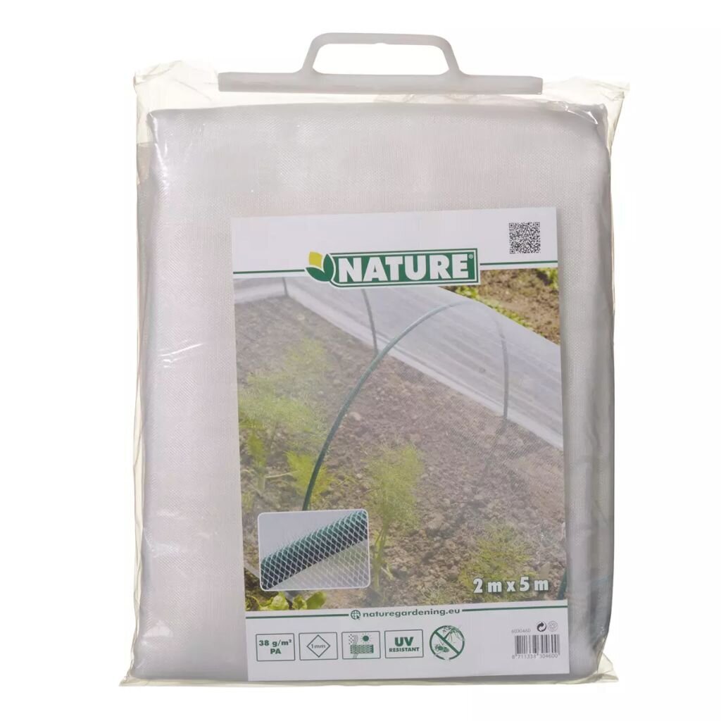 Nature Hyönteisverkko 2x5 m läpinäkyvä hinta ja tiedot | Hyttysverkot | hobbyhall.fi