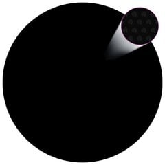 vidaXL Uima-altaan suoja musta 250 cm PE hinta ja tiedot | vidaXL Uima-altaat ja tarvikkeet | hobbyhall.fi