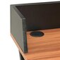 vidaXL Työpöytä musta ja ruskea 80x50x84 cm hinta ja tiedot | Tietokonepöydät ja työpöydät | hobbyhall.fi