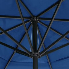 vidaXL Aurinkovarjo alumiinitanko 500 cm taivaansininen hinta ja tiedot | Aurinkovarjot ja markiisit | hobbyhall.fi