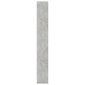 vidaXL 5-tasoinen kirjahylly betoninharmaa 40x24x175 cm lastulevy hinta ja tiedot | Hyllyt | hobbyhall.fi