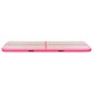 vidaXL Puhallettava voimistelumatto pumpulla 300x100x10 cm PVC pinkki hinta ja tiedot | Ilmapatjat | hobbyhall.fi