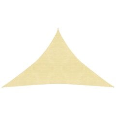 vidaXL Aurinkopurje 160 g/m² beige 3x3x4,2 m HDPE hinta ja tiedot | Aurinkovarjot ja markiisit | hobbyhall.fi