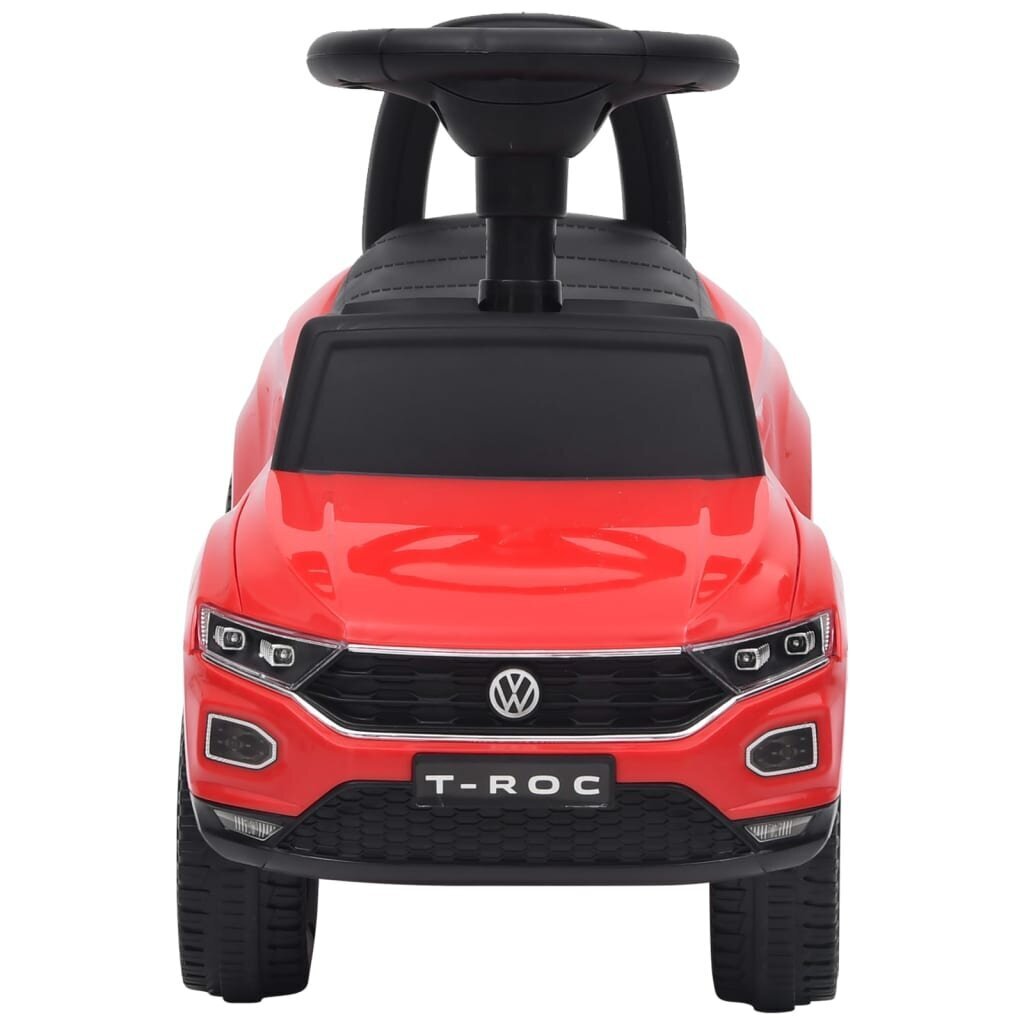 vidaXL Potkuauto Volkswagen T-Roc punainen hinta ja tiedot | Vauvan lelut | hobbyhall.fi