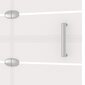 vidaXL Taittuva suihkuseinä ESG 100x140 cm valkoinen hinta ja tiedot | Suihkuseinät ja -ovet | hobbyhall.fi