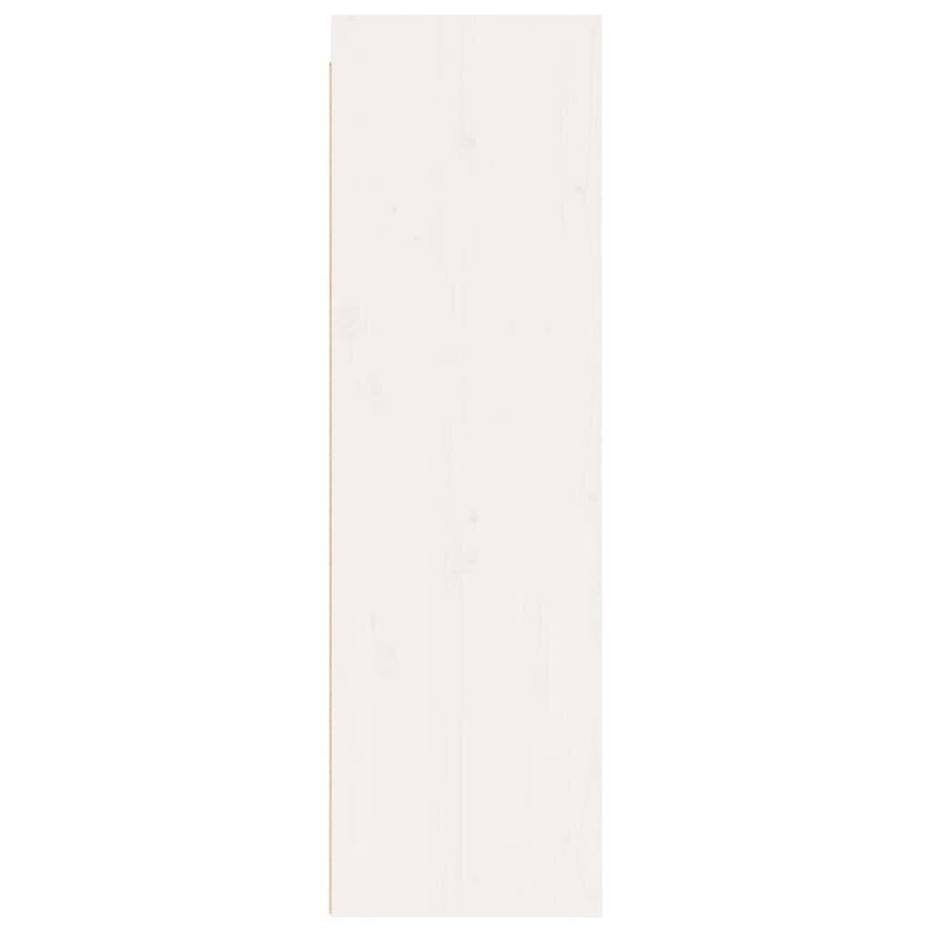 vidaXL Seinäkaapit 2 kpl valkoinen 30x30x100 cm täysi mänty hinta ja tiedot | Hyllyt | hobbyhall.fi