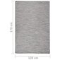 vidaXL Ulkomatto Flatweave 120x170 cm ruskea ja sininen hinta ja tiedot | Isot matot | hobbyhall.fi