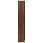 vidaXL Vitriinikaappi ruskea tammi 82,5x30,5x185,5 cm tekninen puu hinta ja tiedot | Hyllyt | hobbyhall.fi