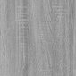 vidaXL Kenkäkaappi harmaa Sonoma 130x35x54 cm tekninen puu hinta ja tiedot | Kenkäkaapit ja -hyllyt | hobbyhall.fi