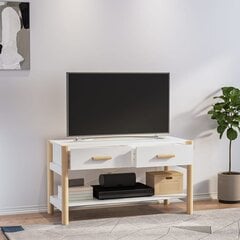 vidaXL TV-taso valkoinen 82x38x45 cm tekninen puu hinta ja tiedot | TV-tasot | hobbyhall.fi