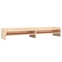 vidaXL Näyttökoroke 100x24x16 cm täysi mänty hinta ja tiedot | Näyttötelineet | hobbyhall.fi